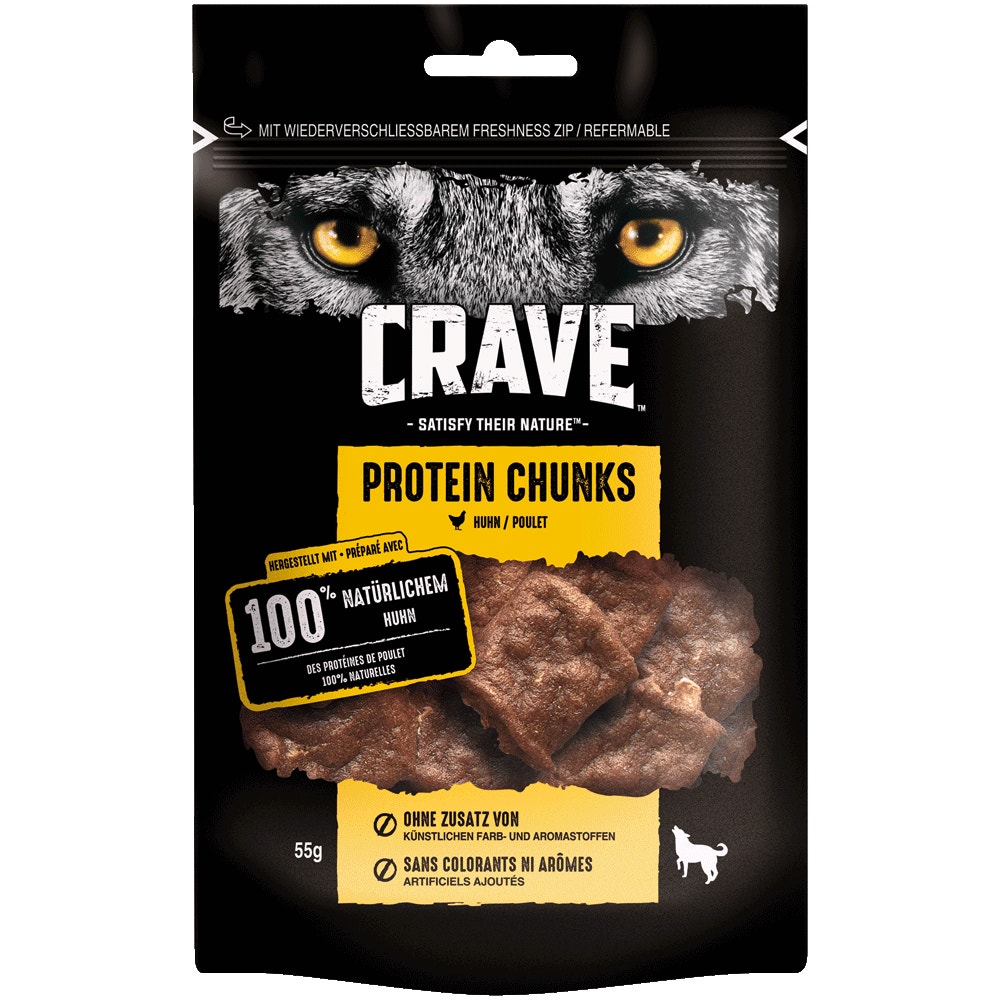 CRAVE™ Protein Chunks, Huhn, 55g - 1