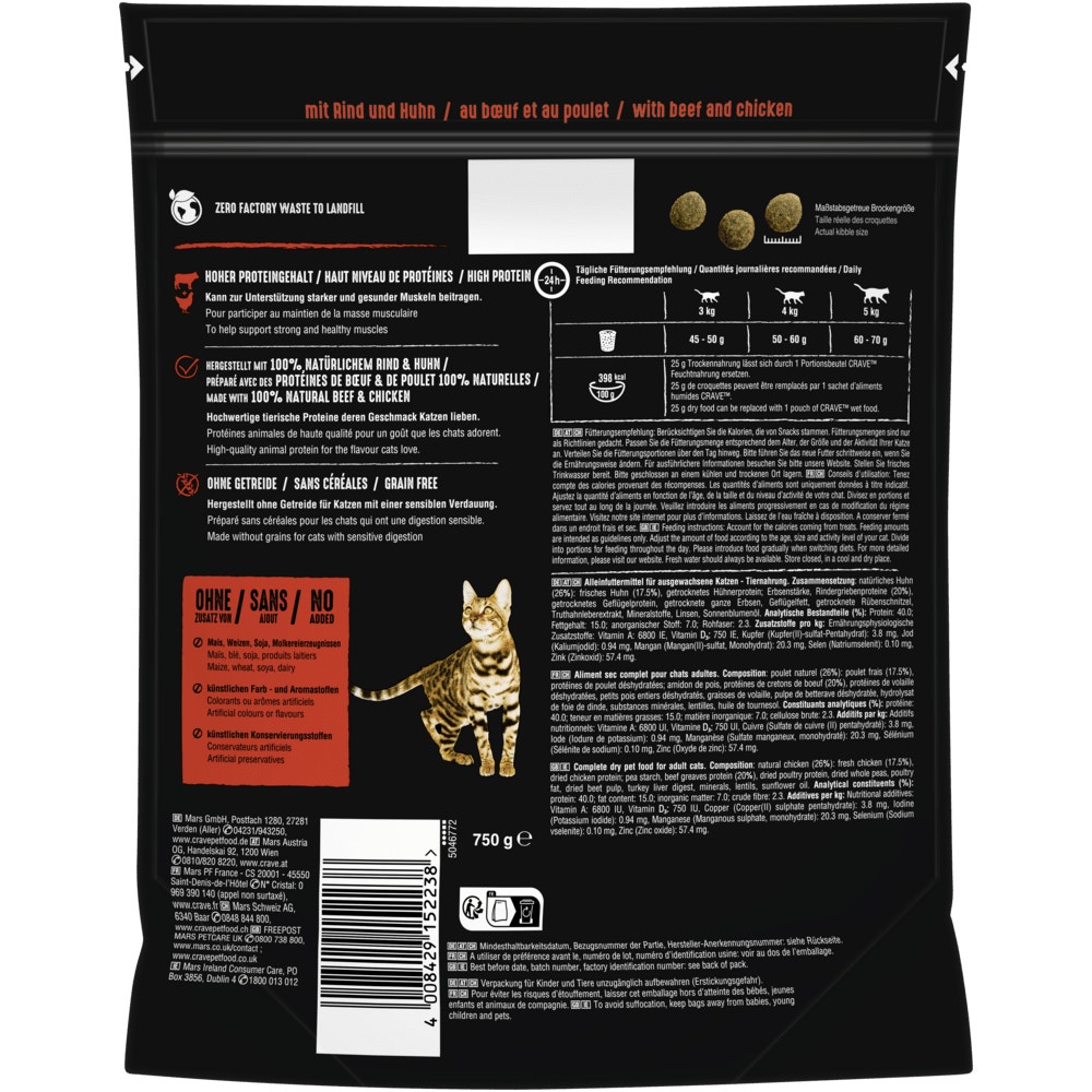 CRAVE™ Rind & Huhn, 750g & 7kg - 2